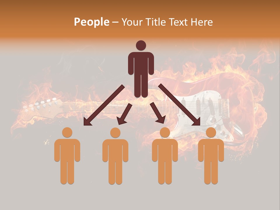 Roll Smoke Artistic PowerPoint Template