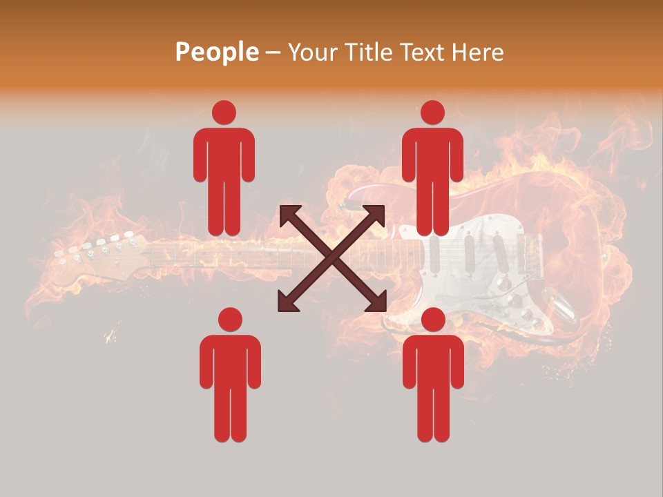 Roll Smoke Artistic PowerPoint Template