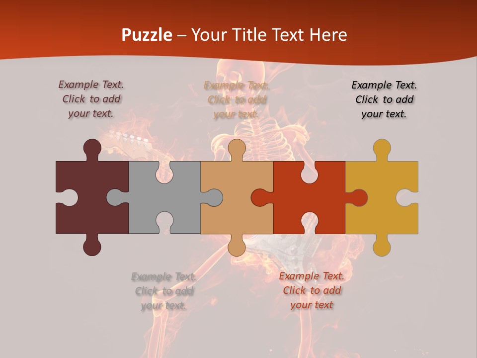 Beautiful Musical Rock PowerPoint Template