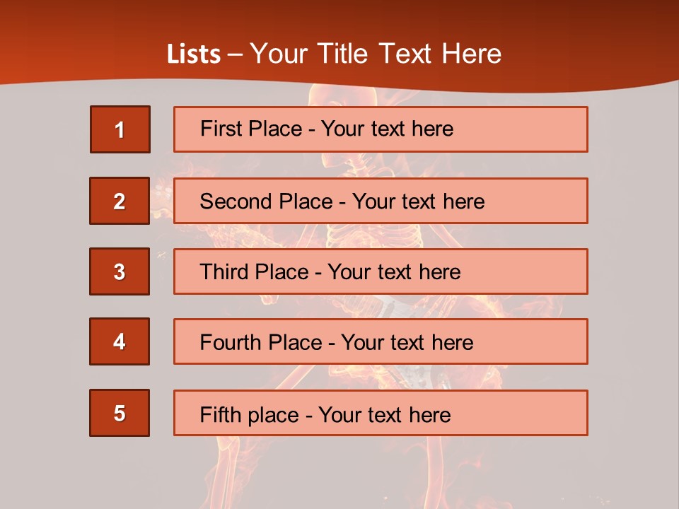 Beautiful Musical Rock PowerPoint Template