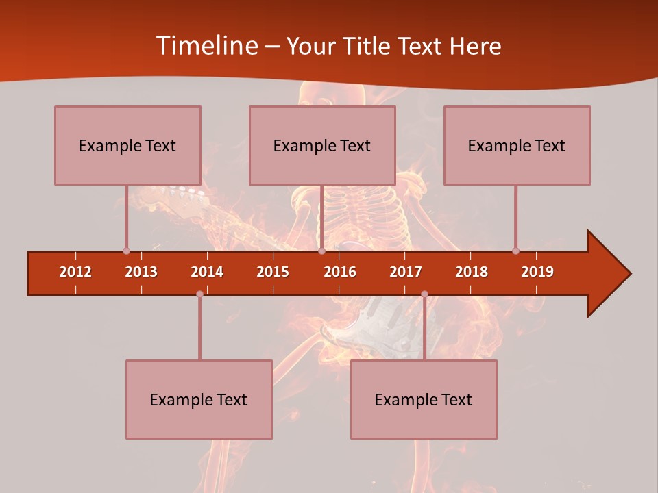 Beautiful Musical Rock PowerPoint Template
