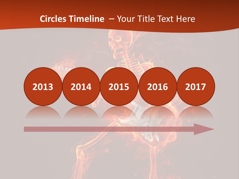 Beautiful Musical Rock PowerPoint Template