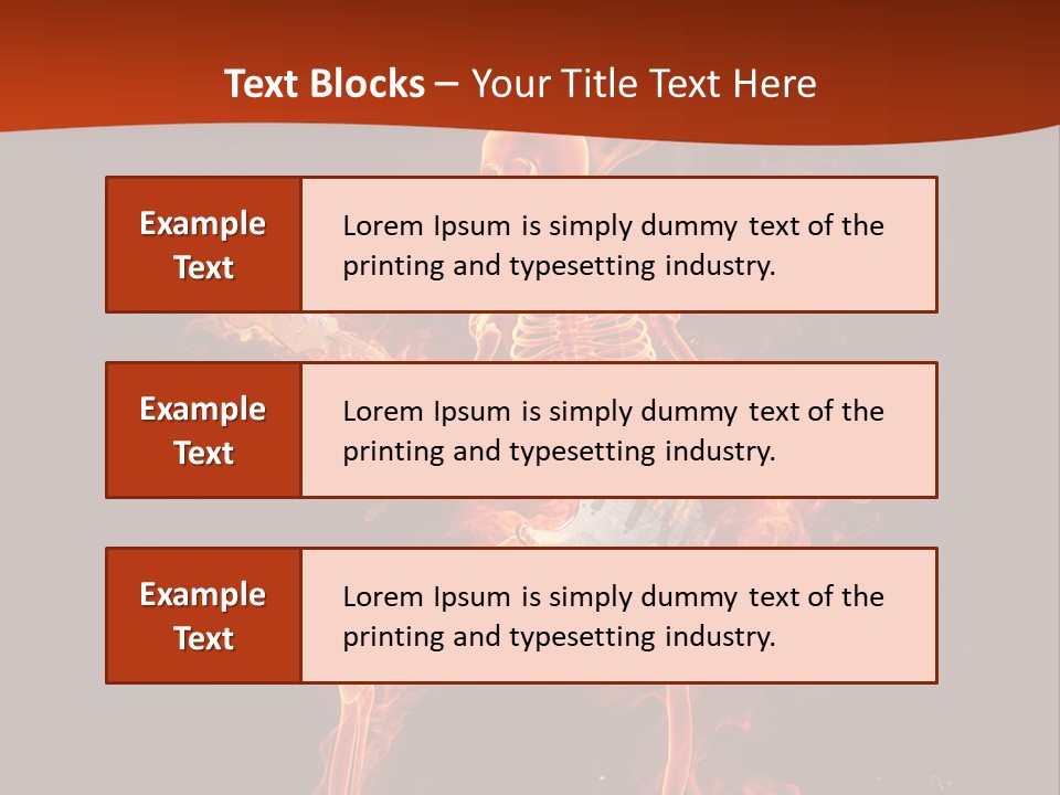 Beautiful Musical Rock PowerPoint Template