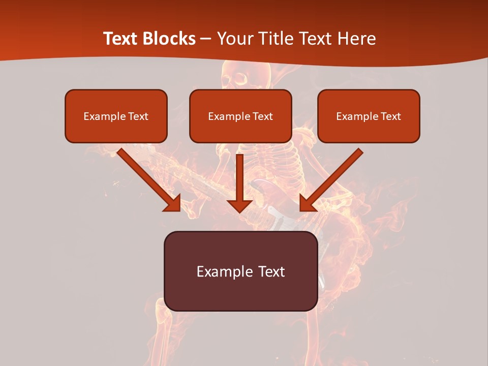 Beautiful Musical Rock PowerPoint Template