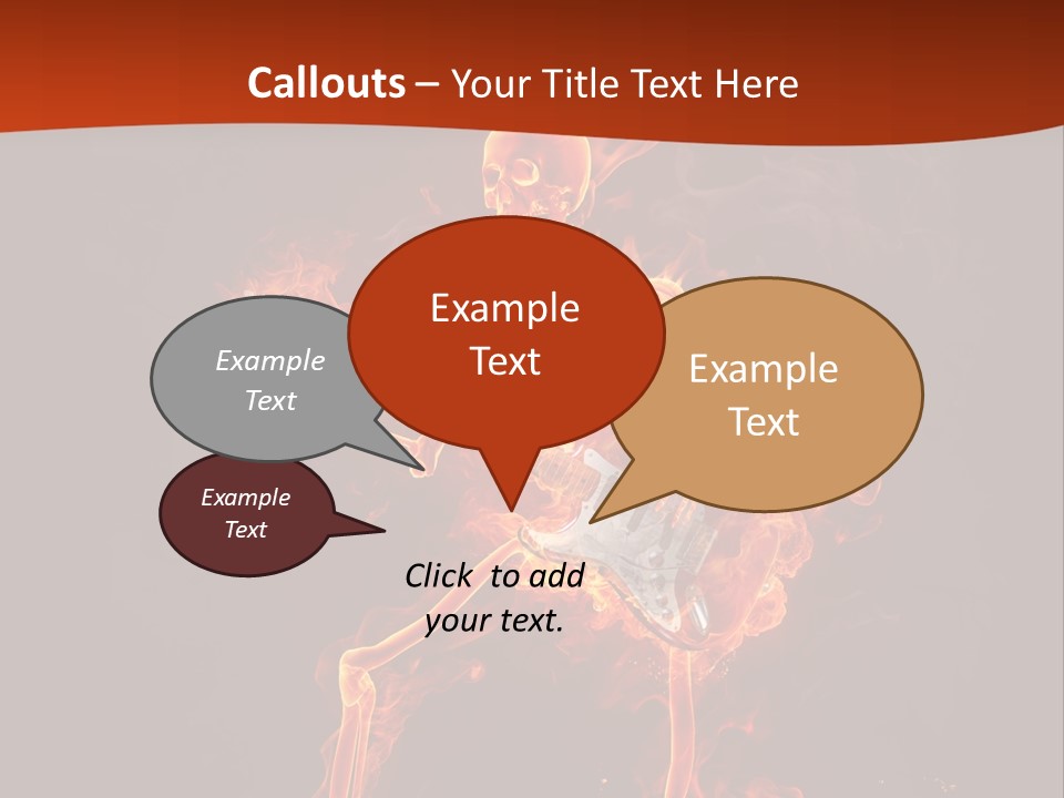 Beautiful Musical Rock PowerPoint Template