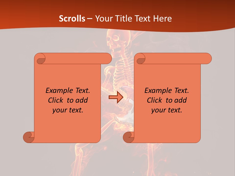 Beautiful Musical Rock PowerPoint Template