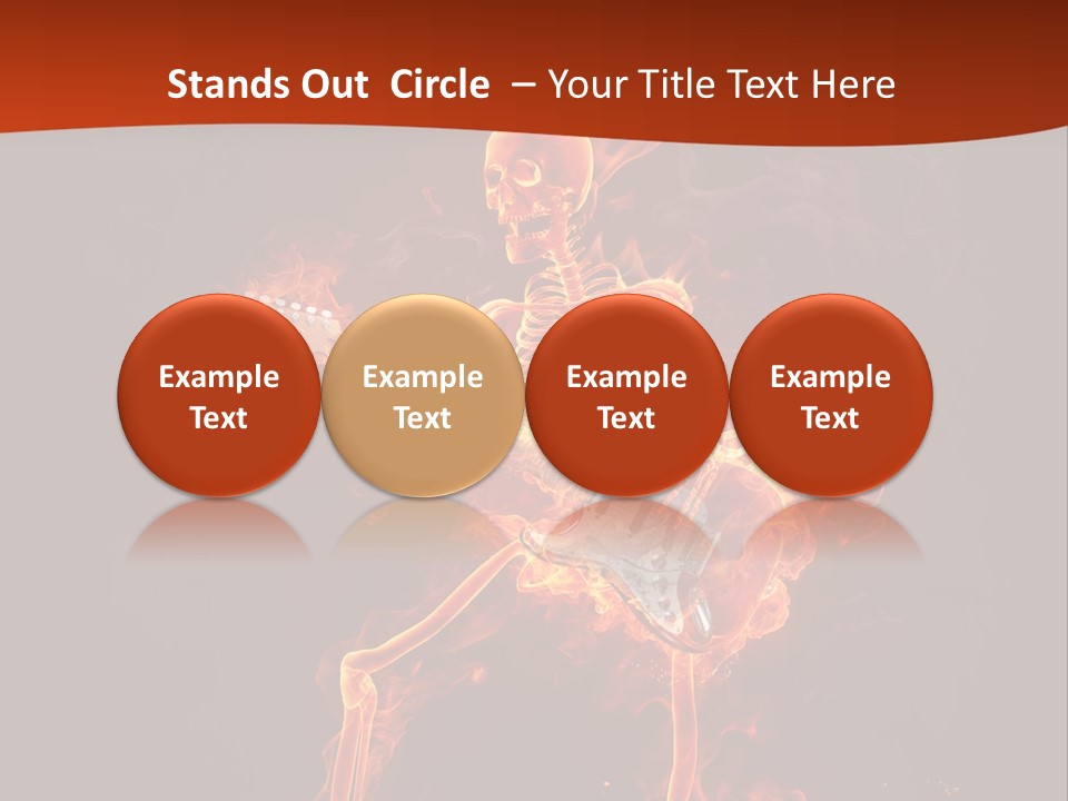 Beautiful Musical Rock PowerPoint Template