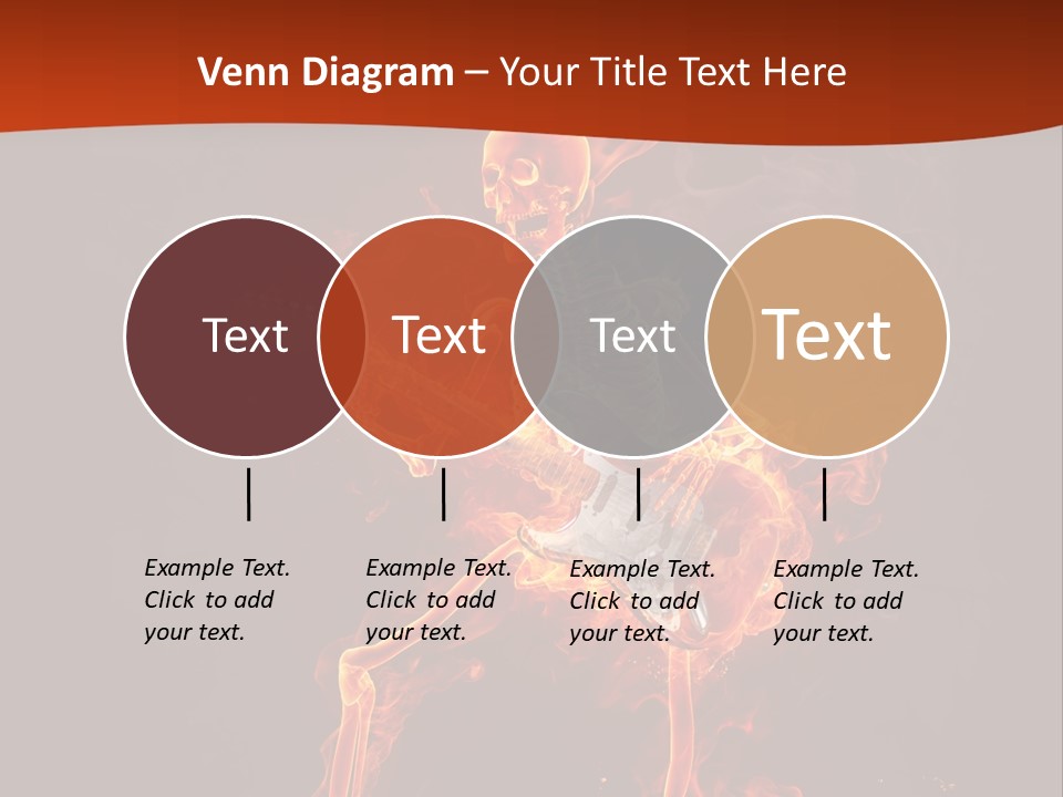 Beautiful Musical Rock PowerPoint Template