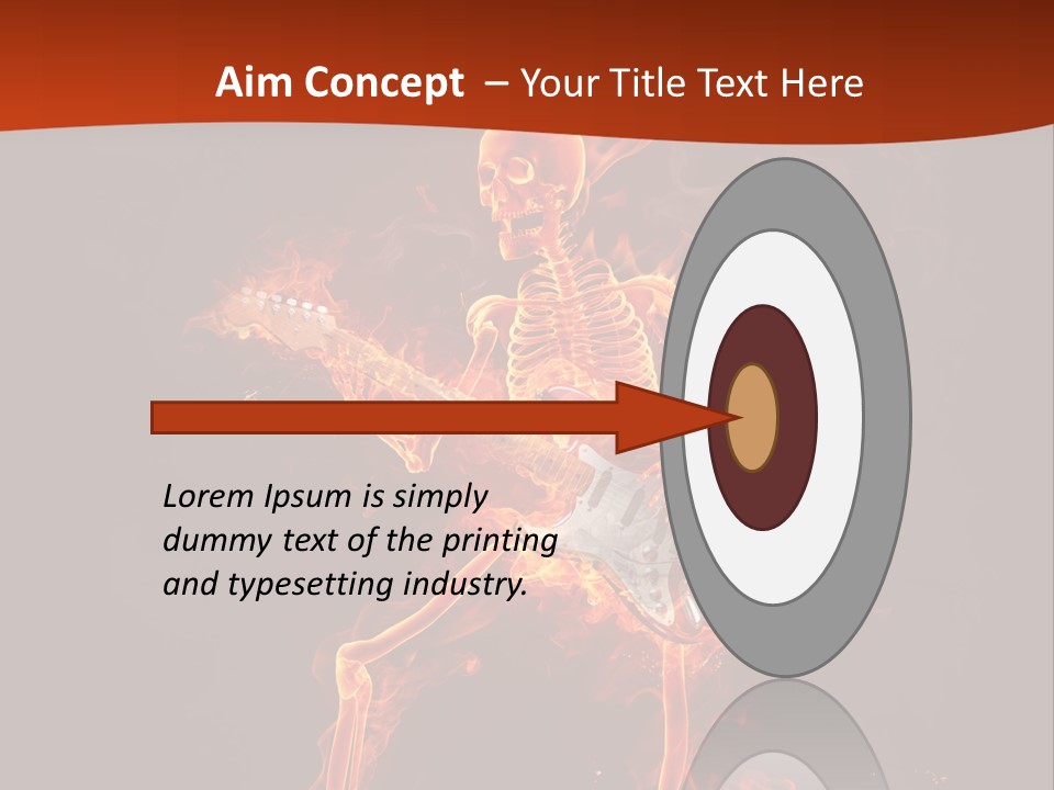 Beautiful Musical Rock PowerPoint Template