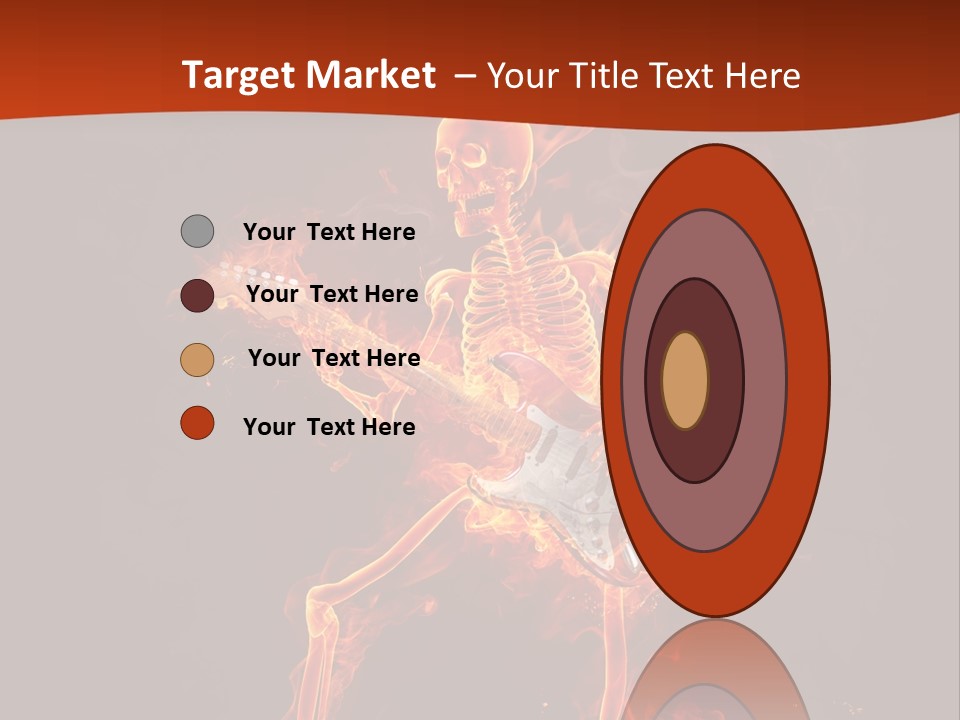 Beautiful Musical Rock PowerPoint Template