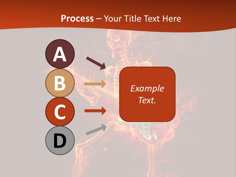 Beautiful Musical Rock PowerPoint Template