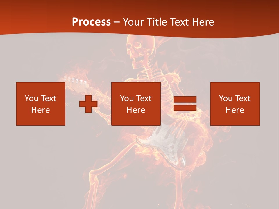 Beautiful Musical Rock PowerPoint Template