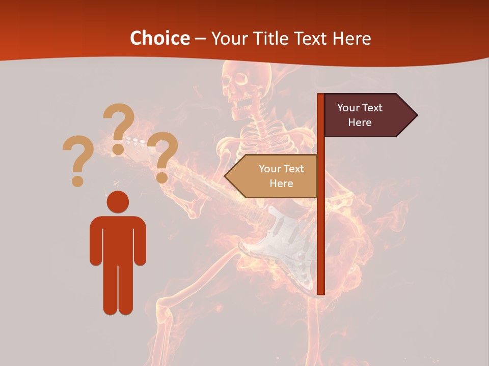 Beautiful Musical Rock PowerPoint Template