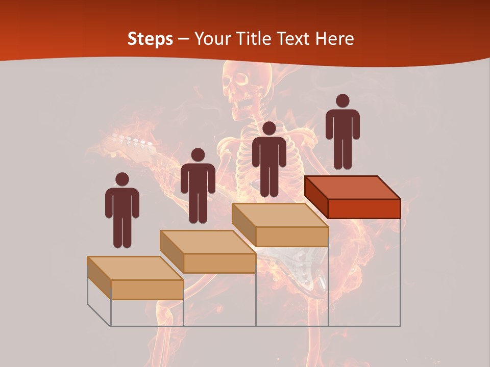 Beautiful Musical Rock PowerPoint Template