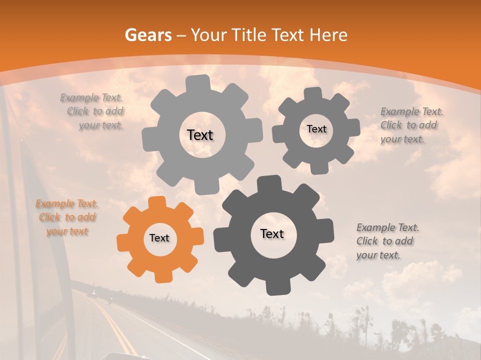 Fast Cloud Zoom PowerPoint Template