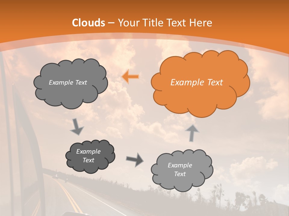 Fast Cloud Zoom PowerPoint Template