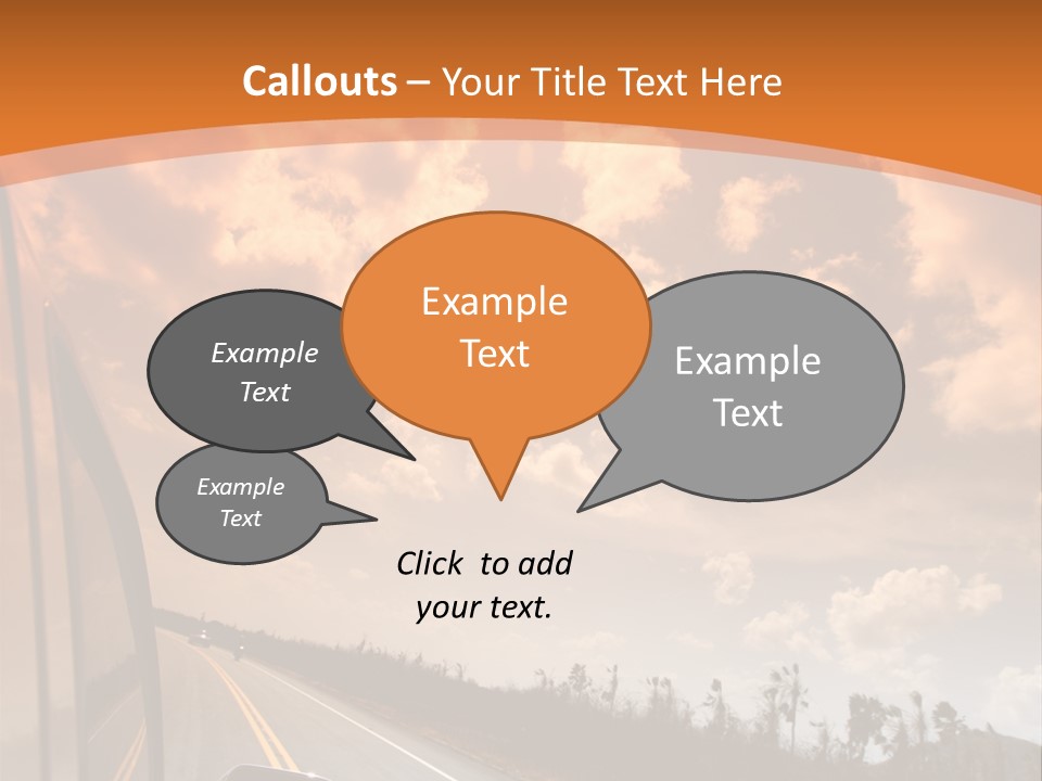 Fast Cloud Zoom PowerPoint Template