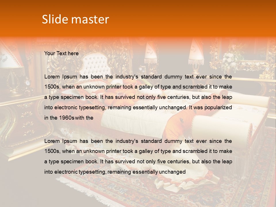 Decor Domestic Carpet PowerPoint Template