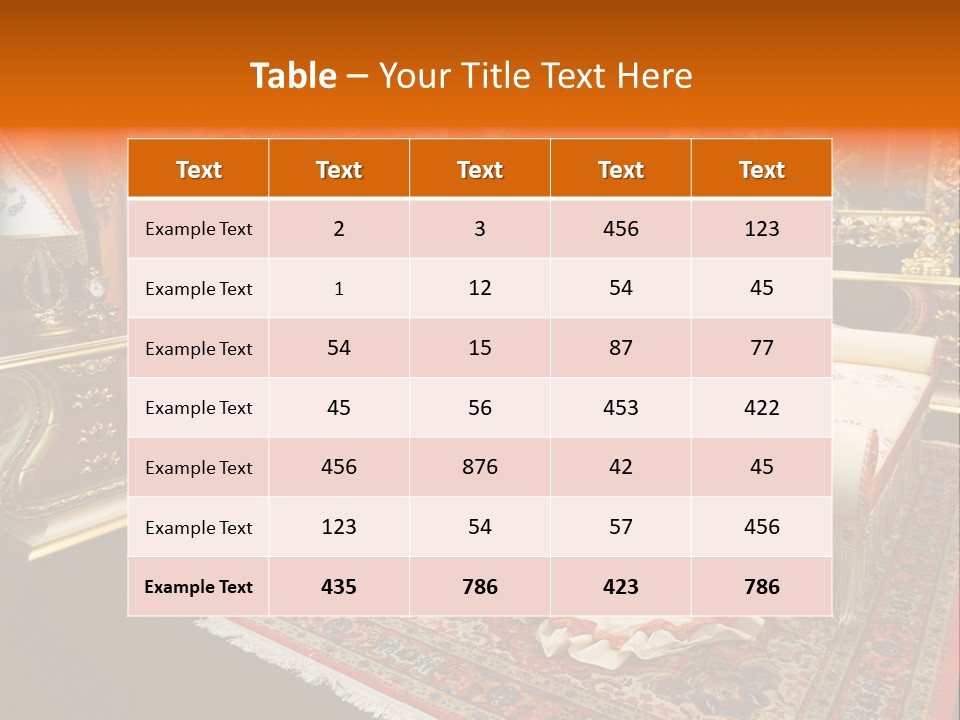 Decor Domestic Carpet PowerPoint Template