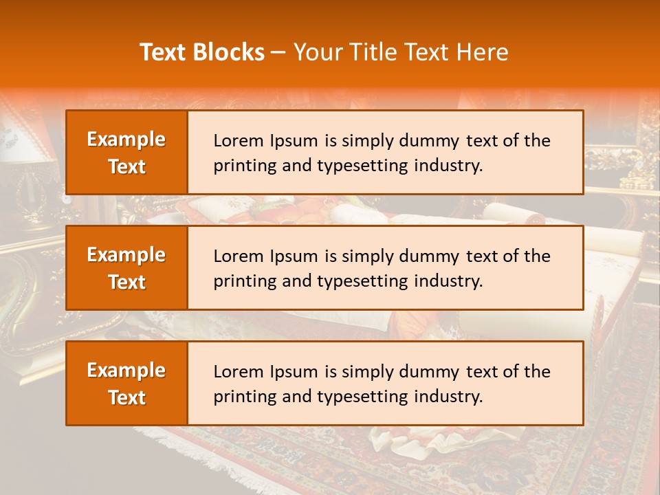 Decor Domestic Carpet PowerPoint Template