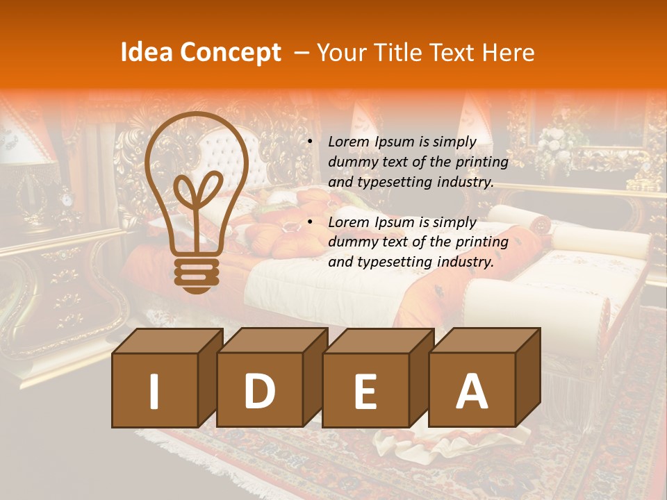 Decor Domestic Carpet PowerPoint Template