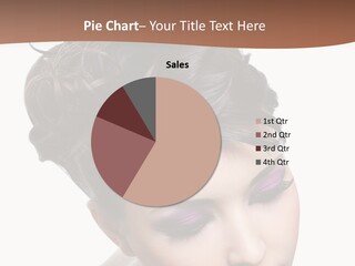 Posing Woman Makeup PowerPoint Template