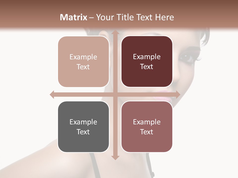 Attractive Background Femininity PowerPoint Template