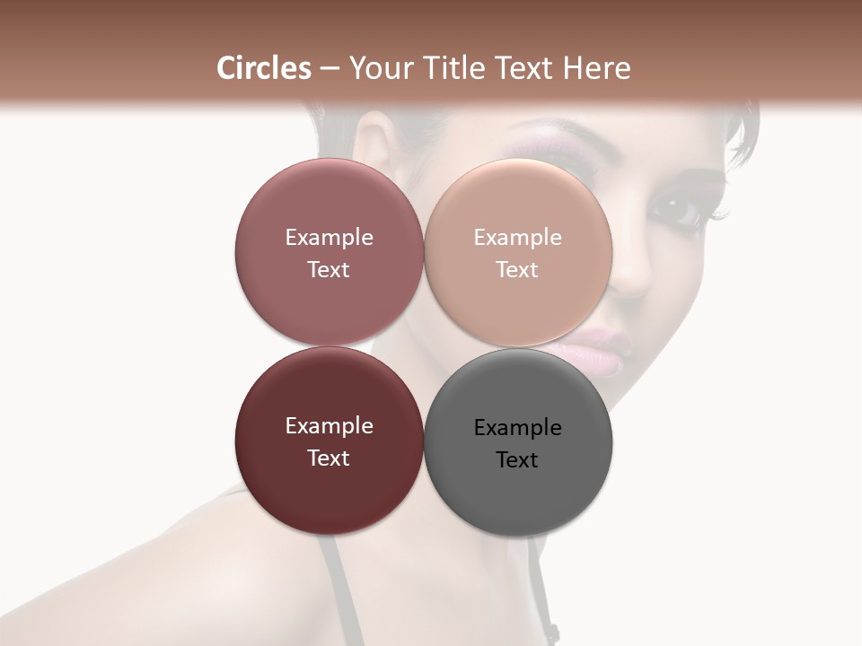 Attractive Background Femininity PowerPoint Template