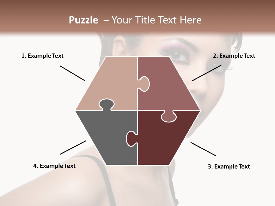 Attractive Background Femininity PowerPoint Template