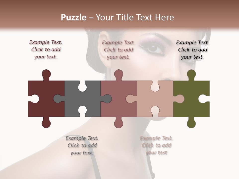 Attractive Background Femininity PowerPoint Template