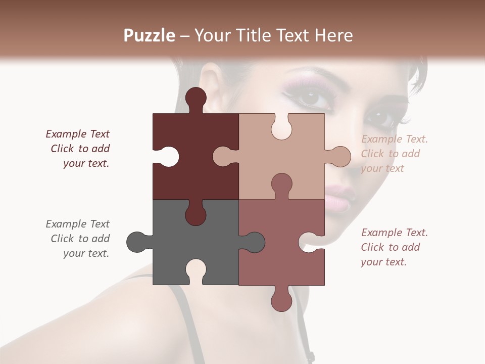 Attractive Background Femininity PowerPoint Template