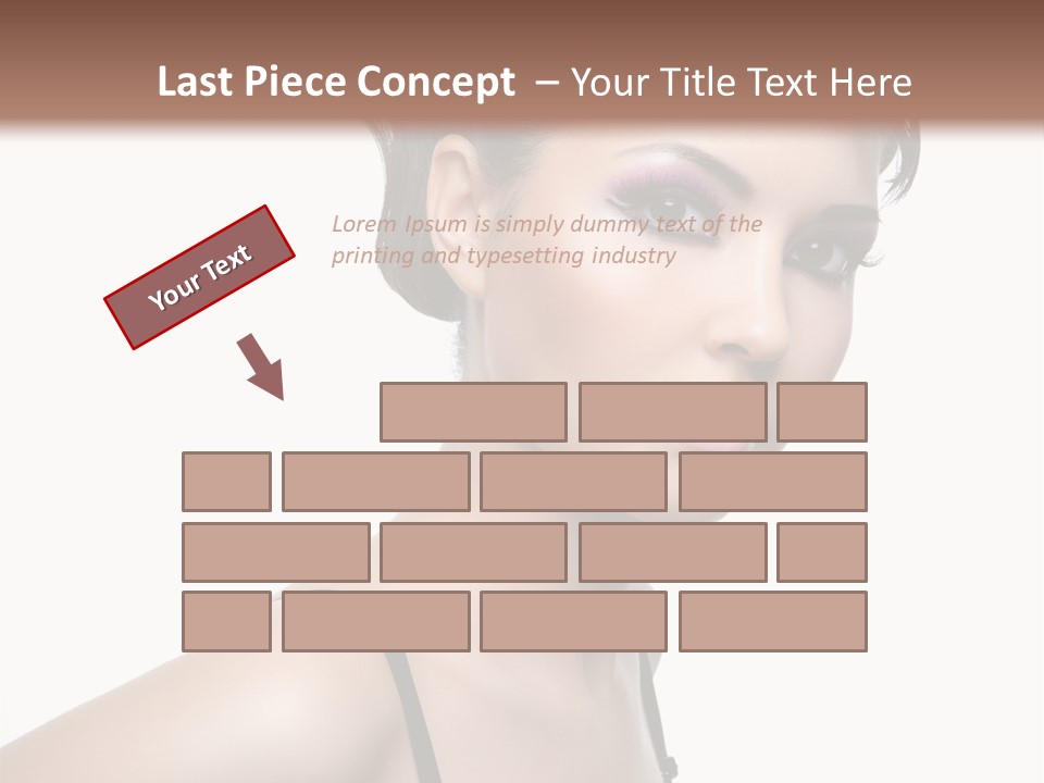 Attractive Background Femininity PowerPoint Template