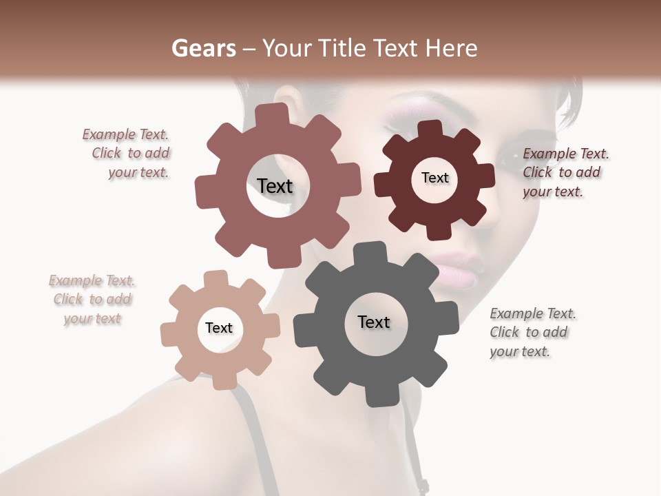 Attractive Background Femininity PowerPoint Template