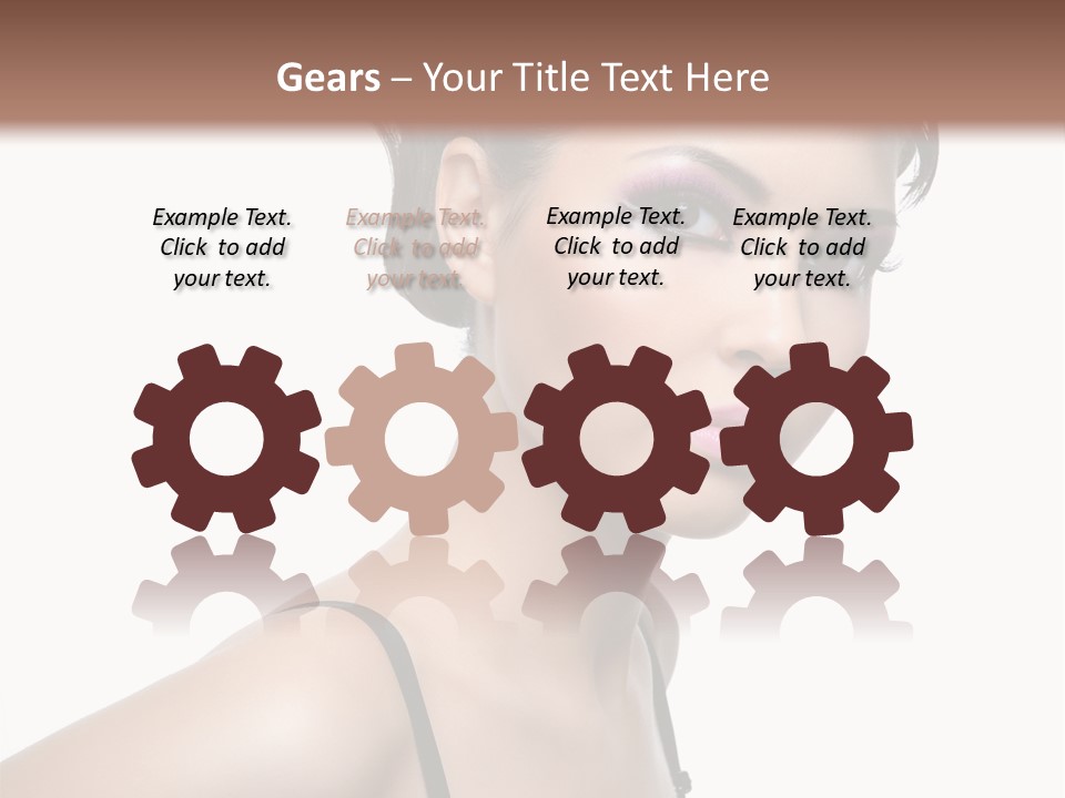 Attractive Background Femininity PowerPoint Template