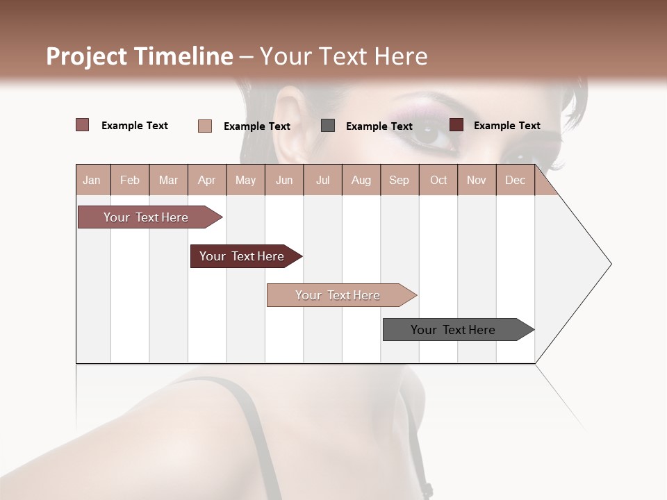 Attractive Background Femininity PowerPoint Template