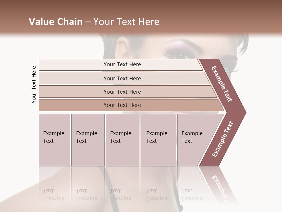 Attractive Background Femininity PowerPoint Template