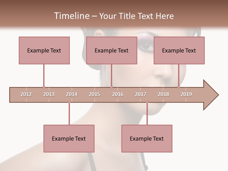 Attractive Background Femininity PowerPoint Template