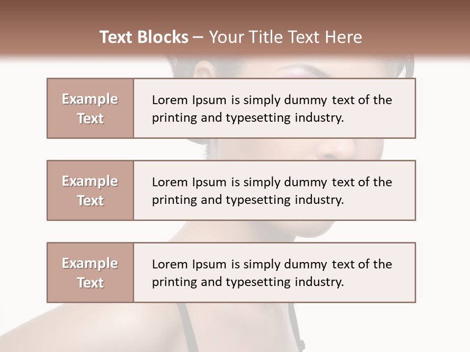 Attractive Background Femininity PowerPoint Template