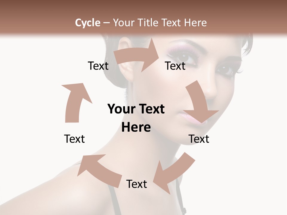 Attractive Background Femininity PowerPoint Template