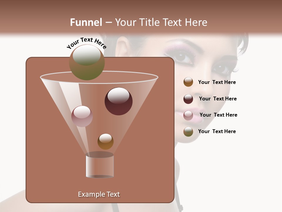 Attractive Background Femininity PowerPoint Template