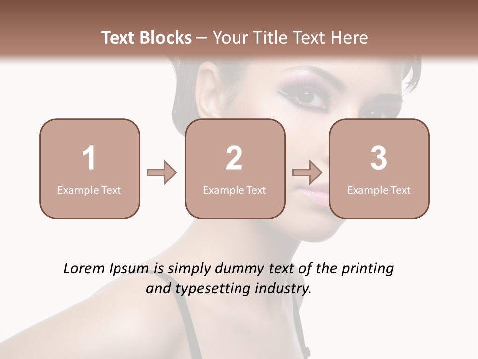 Attractive Background Femininity PowerPoint Template