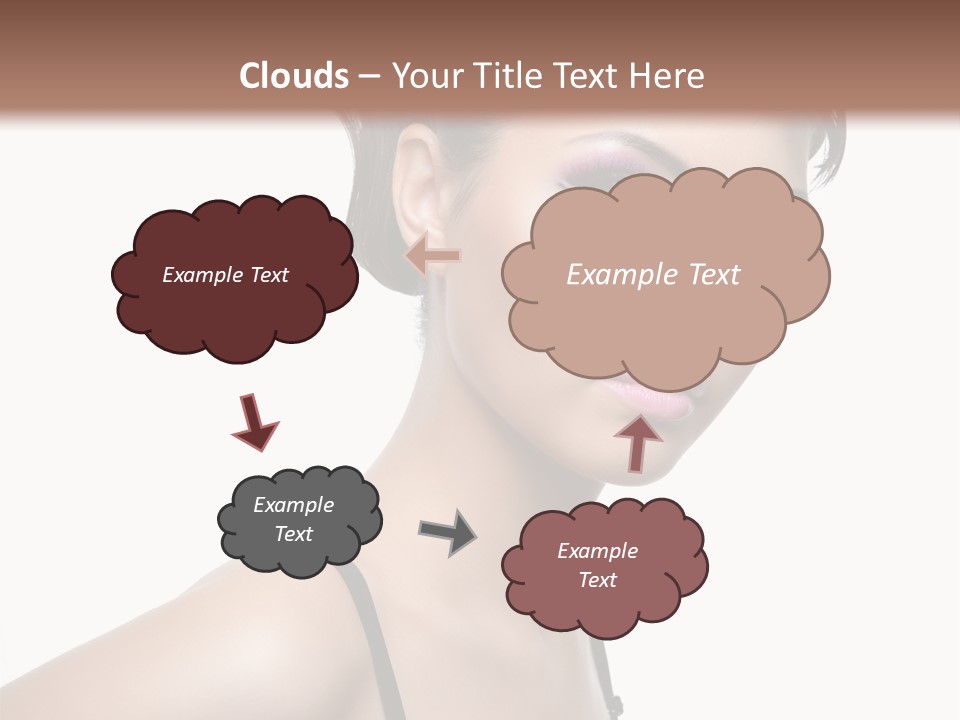 Attractive Background Femininity PowerPoint Template