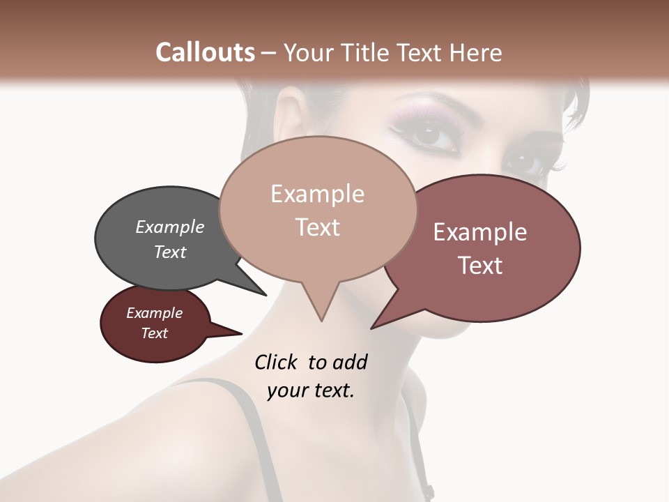 Attractive Background Femininity PowerPoint Template