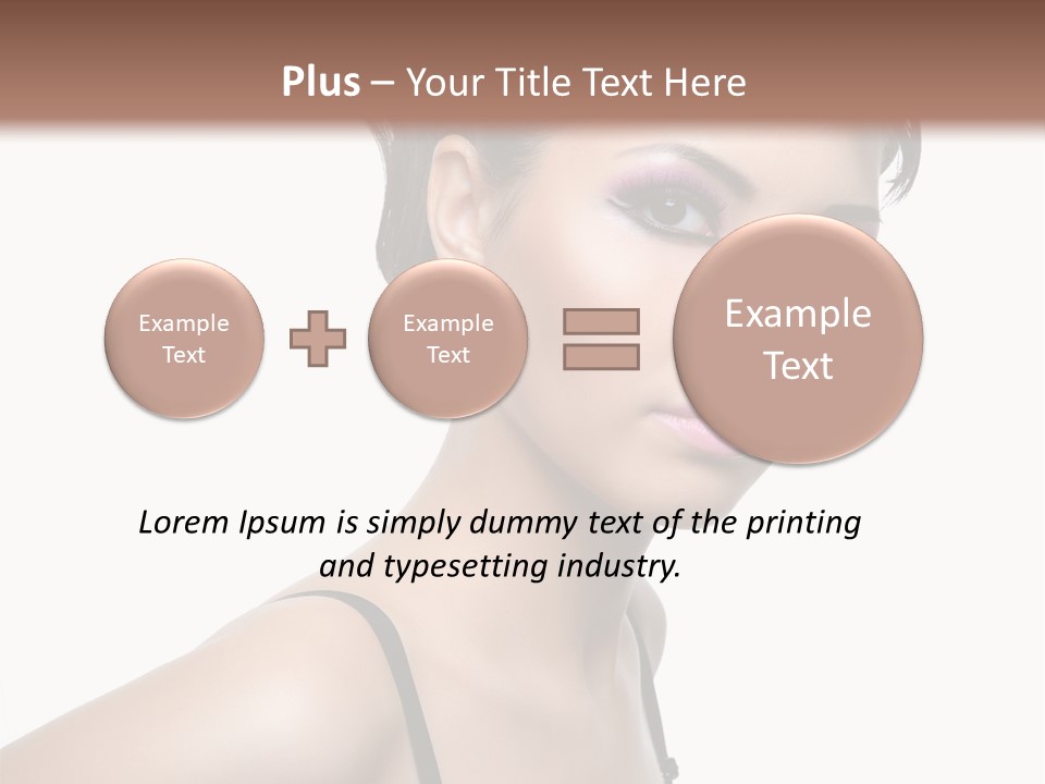 Attractive Background Femininity PowerPoint Template