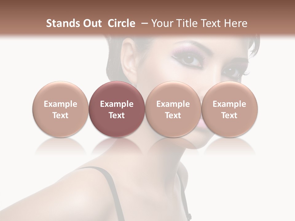 Attractive Background Femininity PowerPoint Template
