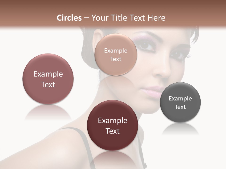 Attractive Background Femininity PowerPoint Template