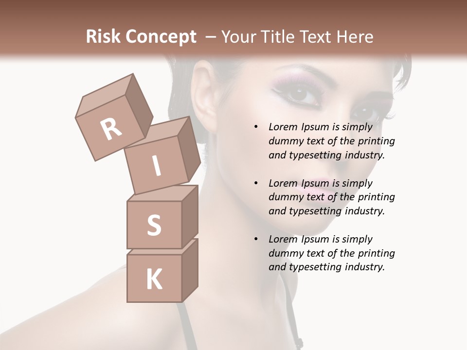 Attractive Background Femininity PowerPoint Template