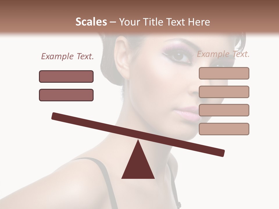 Attractive Background Femininity PowerPoint Template