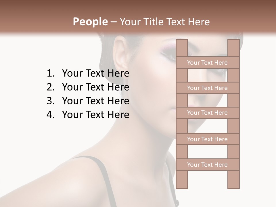 Attractive Background Femininity PowerPoint Template