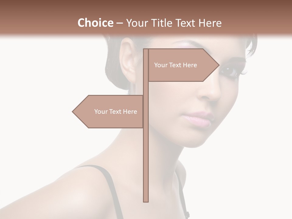 Attractive Background Femininity PowerPoint Template